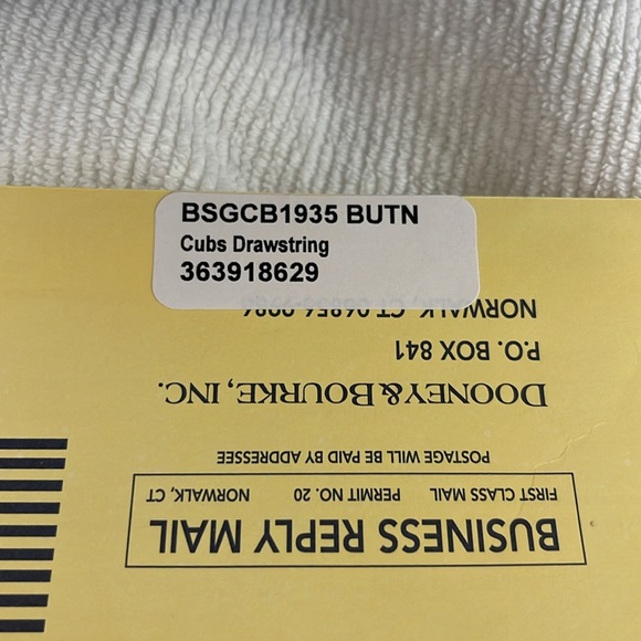 Dooney Bourke Chicago Cub drawstring bucket bag - Picture 8 of 9